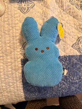 Blue Bunny Peep Plush Toy